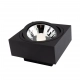 Mirora lampa sufitowa GU10 AR111 czarna kwadratowa ruchoma