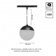 System Shift Globe P lampa wisząca na szynoprzewód 5W 550lm CCT czarna