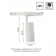 System Shift Smart Spot M reflektorek LED 10W 950lm CCT DIM biały