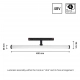 System Shift Smart Beam lampa regulowana 12W 1200lm CCT DIM czarna