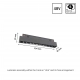 System Shift Smart Grid S lampa liniowa LED 12W 1200lm CCT/DIM czarna