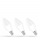 Żarówka LED świecowa E14 6W 490lm światło ciepłe białe 3-PACK