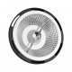 Żarówka LED AR111 GU10 12W 1050lm 45st światło neutralne białe czarny