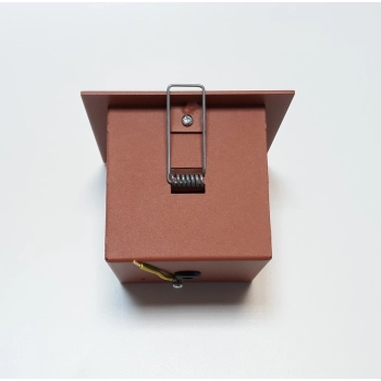 SQUARES 50x1 PAR16 GU10 230V wbudowywany kolor terakota